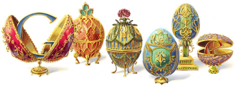 俄国皇室彩蛋珠宝工艺大师 Peter Carl Fabergé 166 周年诞辰”。