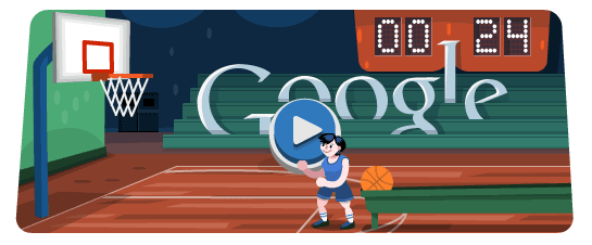 Google今日奥运主题涂鸦：投篮互动游戏