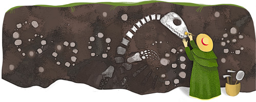 Google Doodle纪念玛丽·安宁诞辰215周年