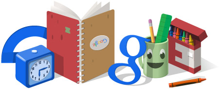 谷歌涂鸦：2014开学日