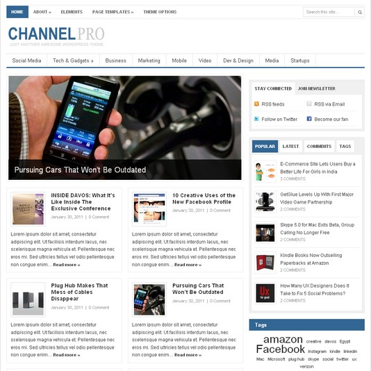 ChannelPro WordPress Theme