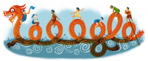 Google doodle：2013端午节快乐