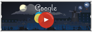 Google doodle：德彪西诞辰151周年