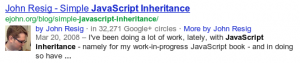 Google authorship