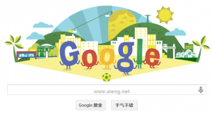 Google Doodle：2014巴西世界杯