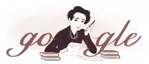 Google doodle：汉娜·阿伦特诞辰108周年