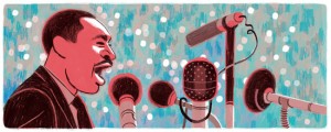 谷歌涂鸦：马丁·路德·金纪念日
